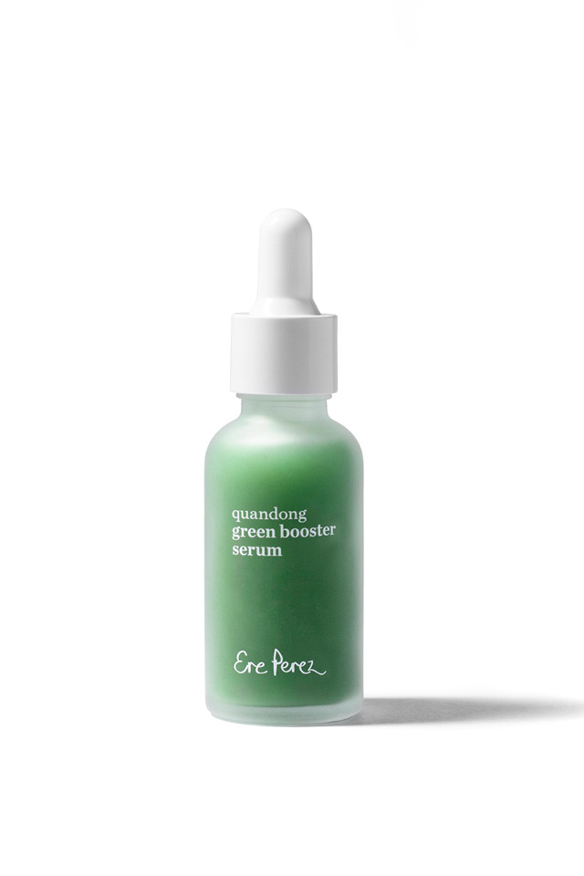 Quandong Green Booster Serum. Siero Viso Quandong Green Booster. Dona Alla Tua Pelle Una Dose Di Verdure Nutrienti